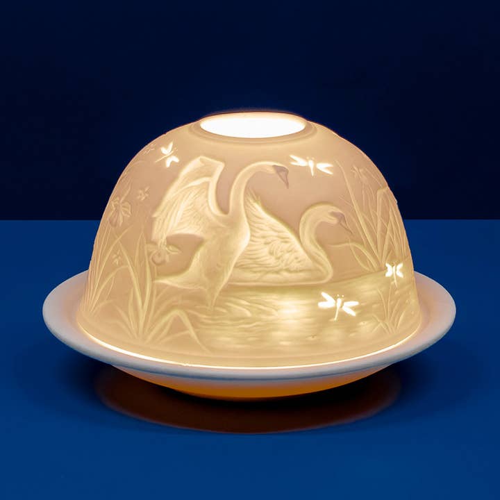 Cúpula de litofanía - Cisnes para venta al por mayor de L. GLOW Home