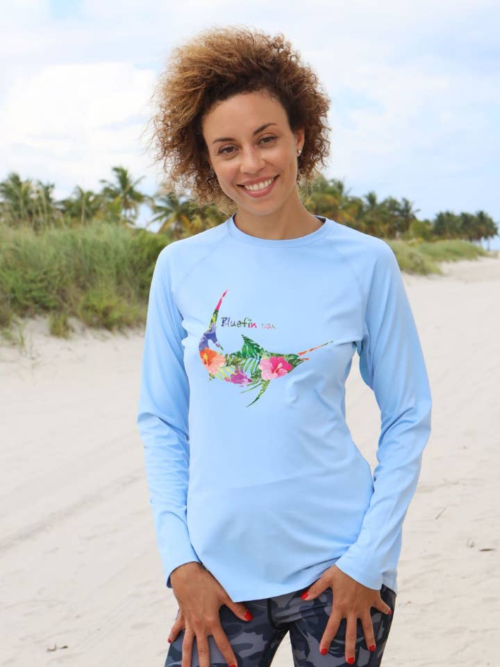 Lady's Flowers Marlin Solar Top for wholesale by Bluefin USA