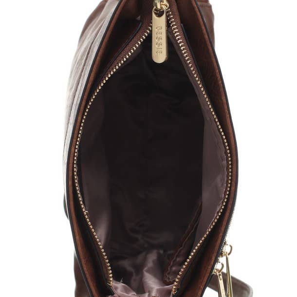 Bessie London - Venta al por mayor Bandolera - Mujer - BANDOLERA CON DOBLE BOLSILLO FRONTAL CON CREMALLERA15