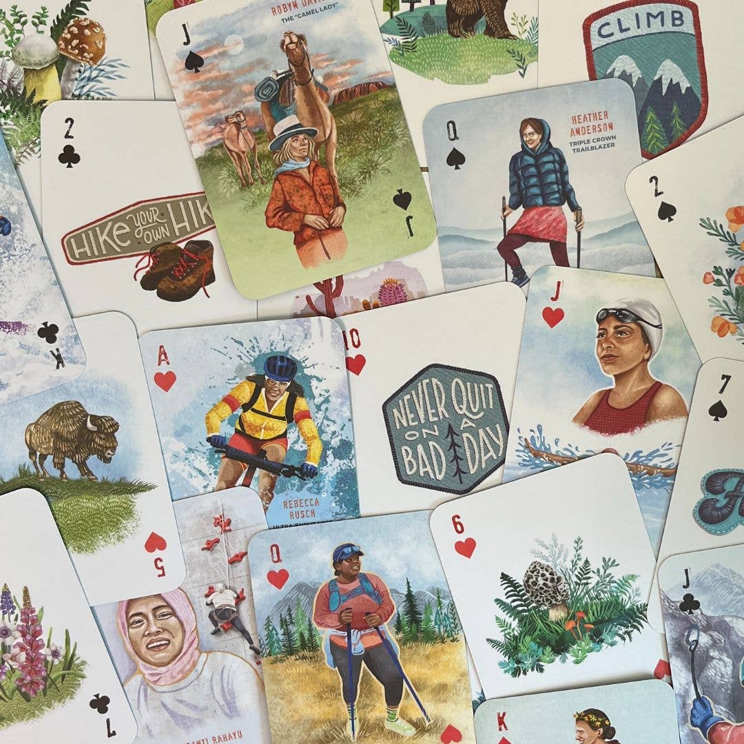 Mountaineers Books - Wholesale Playing Cards - A Woman's Place Is in the Wild2