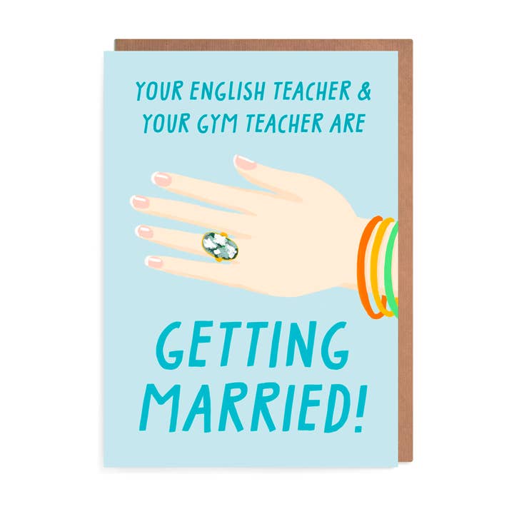 Taylor Swift Engagement Card for wholesale by URGHH Card Co.