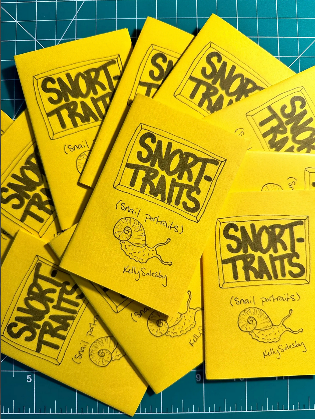 Out Yonder Creative – wholesale Magazine – 
Snortraits | Mini Zine | Snail Art | Whimsical Cottagecore3