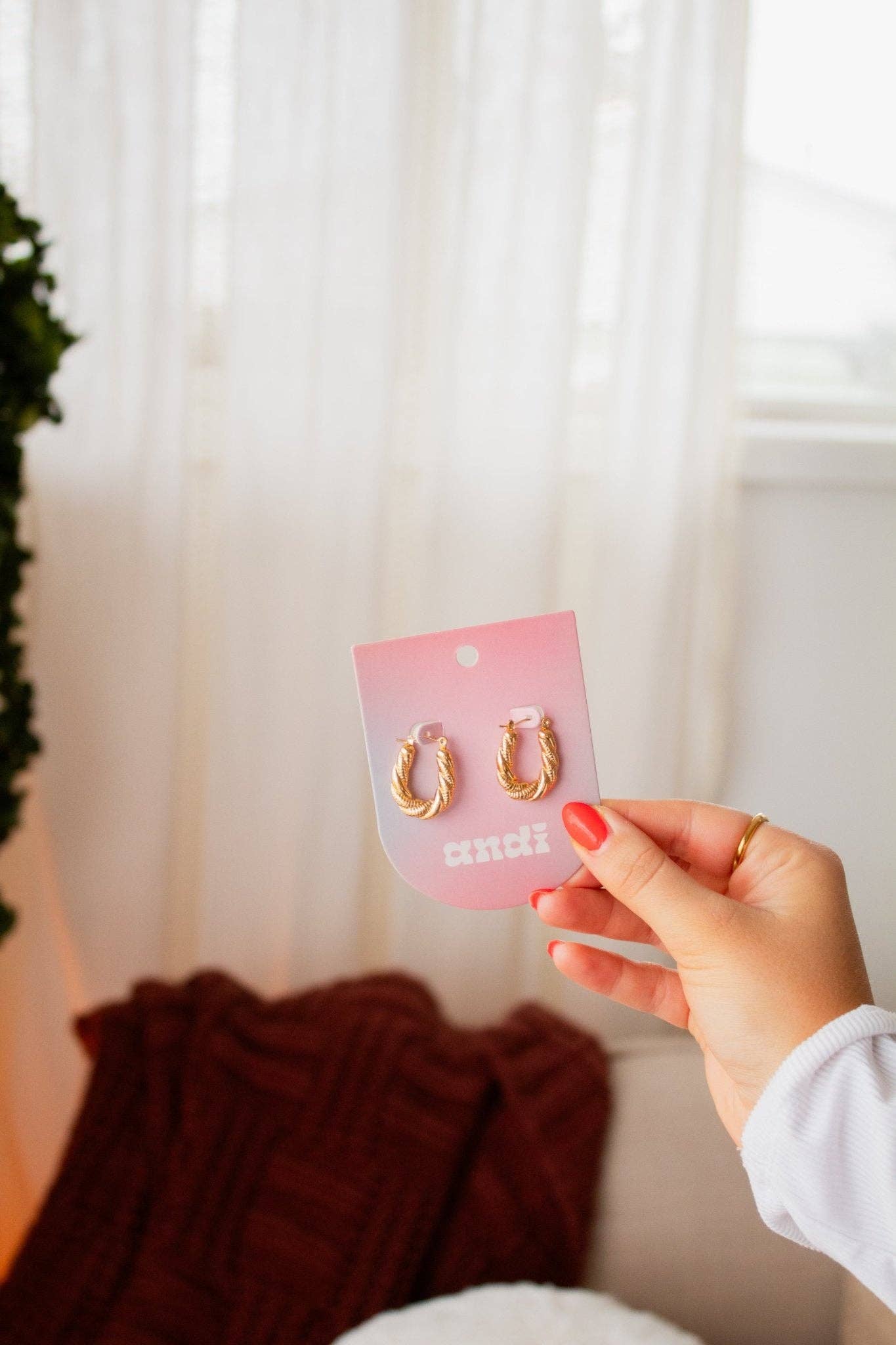 Shop Andi - Wholesale Hoop Earrings - Twisted Hoop Earrings1