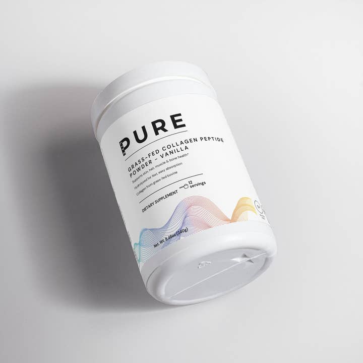 PURE LIFE – wholesale Protein/superfood powder – PURE LIFE Grass-Fed Collagen Peptide Powder (Vanilla)