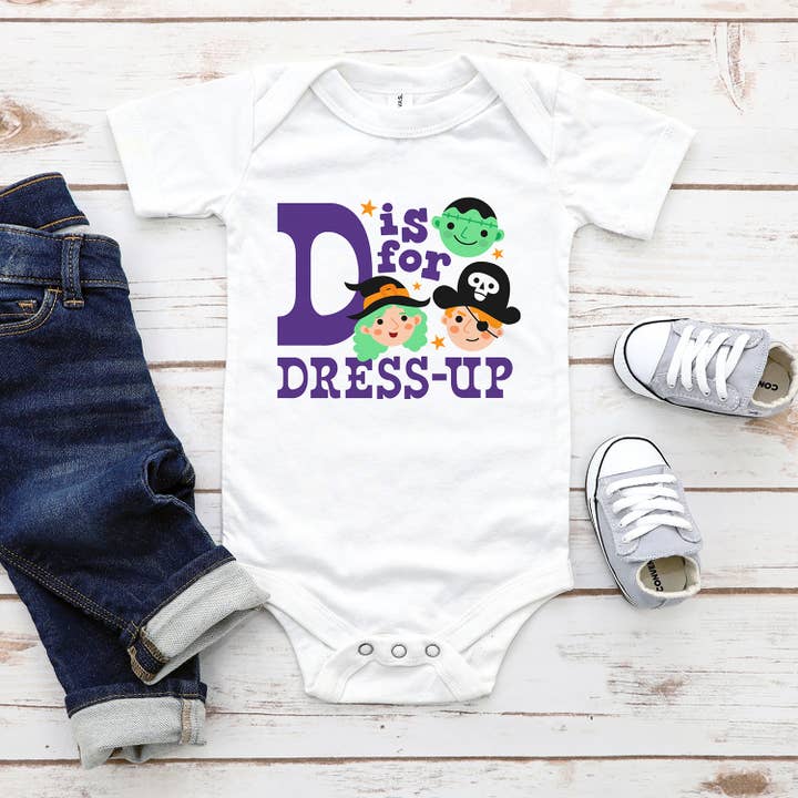 D signifie Habiller Body Bébé Manches Longues & Courtes pour la vente par Itsy Bitsy Bella Co