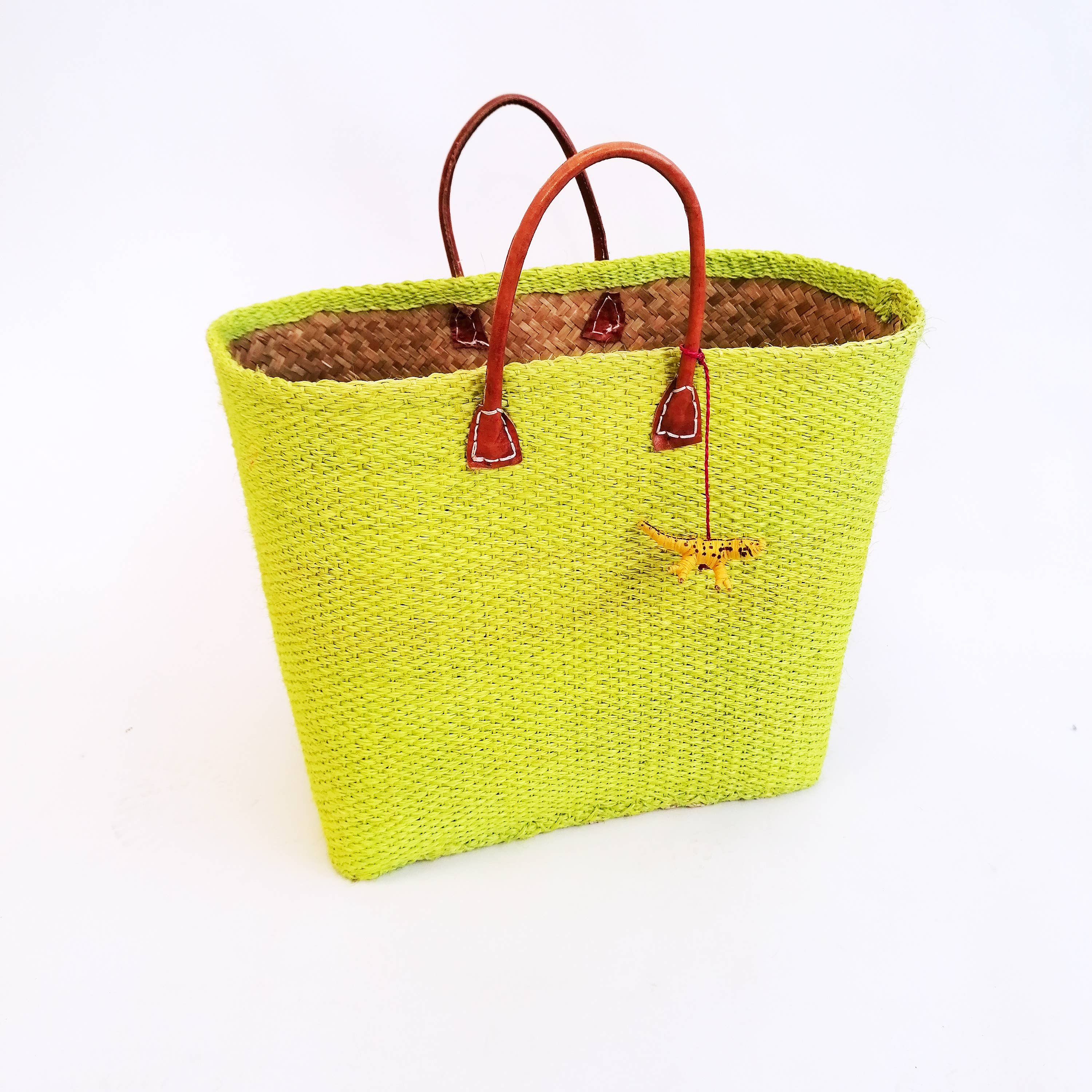 Le comptoir de la plage - Vente Sac de plage - Panier artisanal Sisal "Tana", à l'unité1