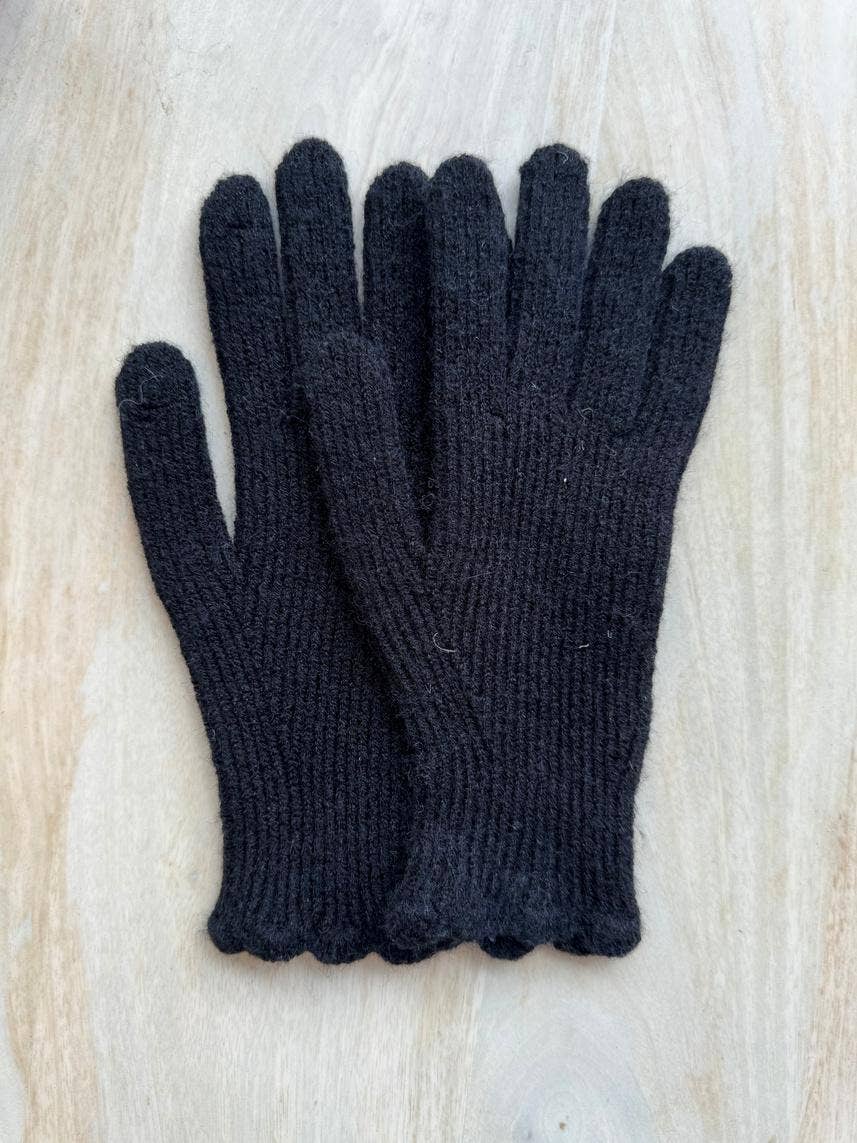 Cinnamon Creations - Wholesale Gloves – Women's - Long Rib Glove with Finger Touch Hole GL0154