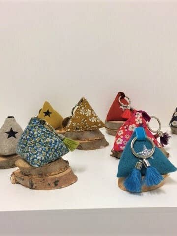 Scented berlingots keyring for wholesale by Atelier De La Varangue