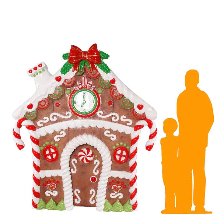 LM Treasures - Wholesale Christmas Decoration - Gingerbread House Backdrop Facade Statue1