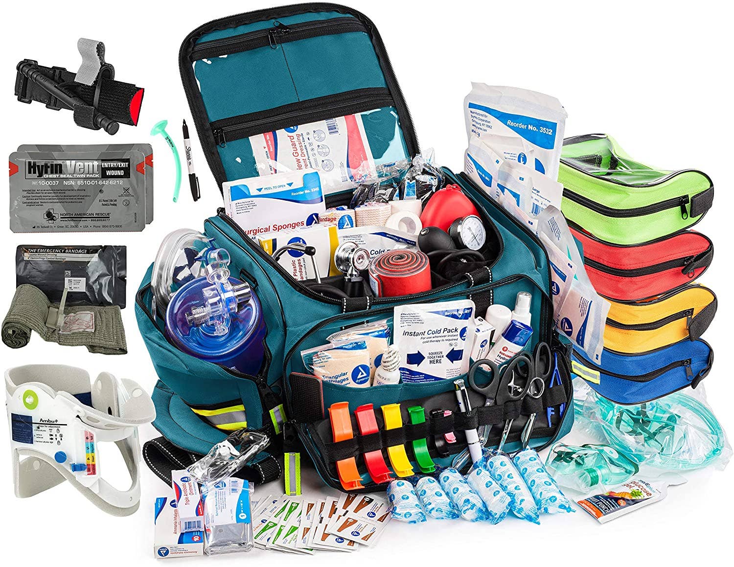 Scherber - Wholesale First Aid Kit - Scherber Premium First Responder Trauma Kit W/Bleeding Control - Fully Stocked