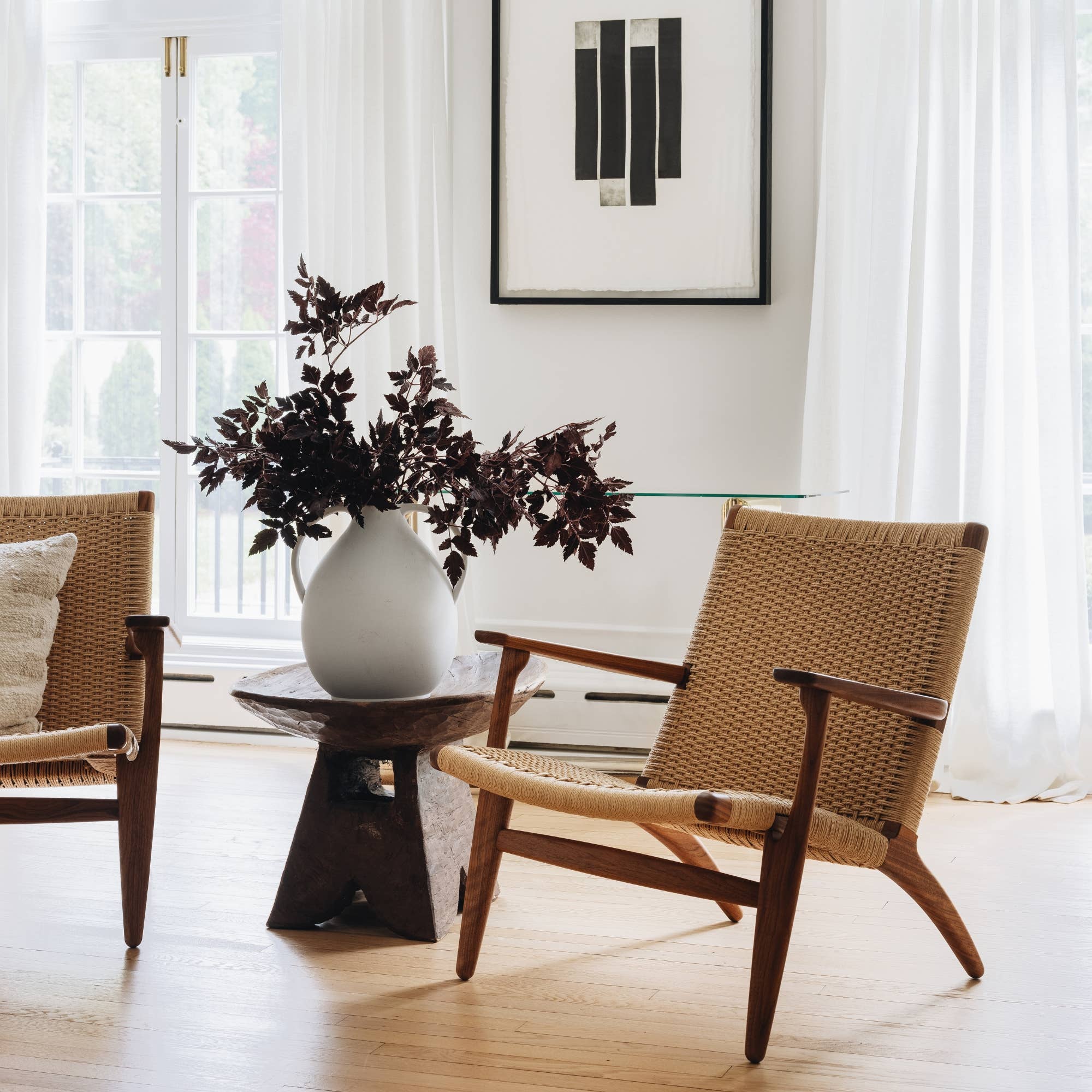 Afloral - Vente Plantes artificielles - Feuilles de Cimicifuga Ramosa Fausse Prune - 31"5