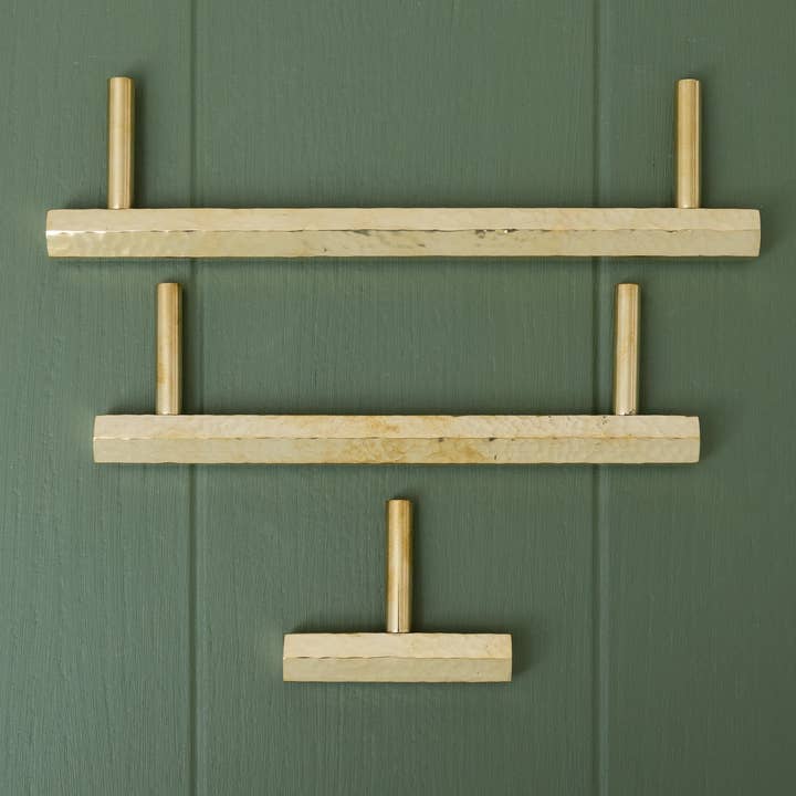 Brass bee - Wholesale Knob/Pull - BOMBUS Solid Brass Hexagonal Hammered Pull Handles & Knobs - Polished Brass7