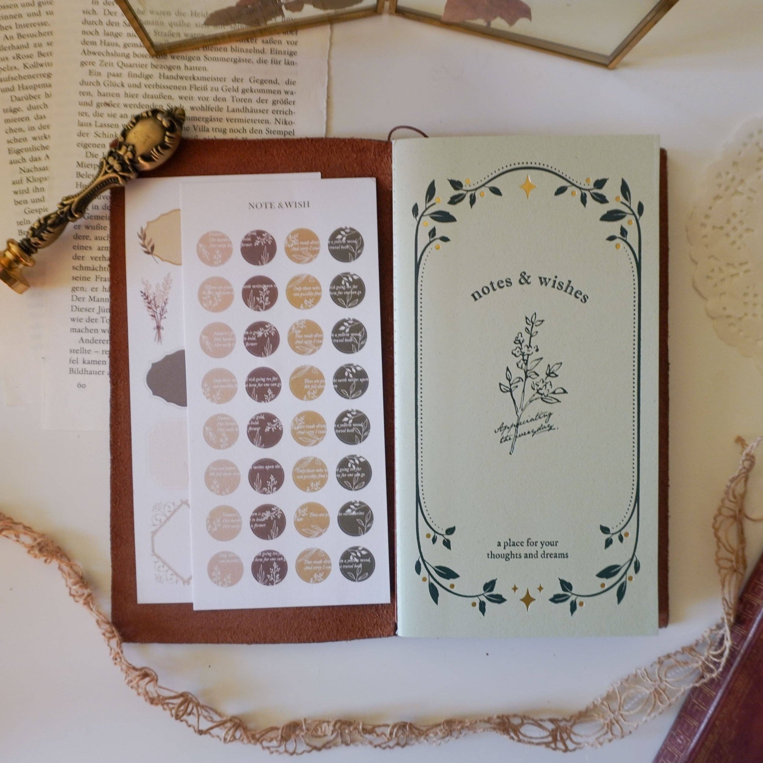 Note & Wish – wholesale Journal/diary – Notes & Wishes Mix Paper Journal - Standard TN Size1