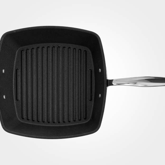 samuel groves – wholesale Cast iron skillet – Britannia 26cm Cast Iron Square Grill1