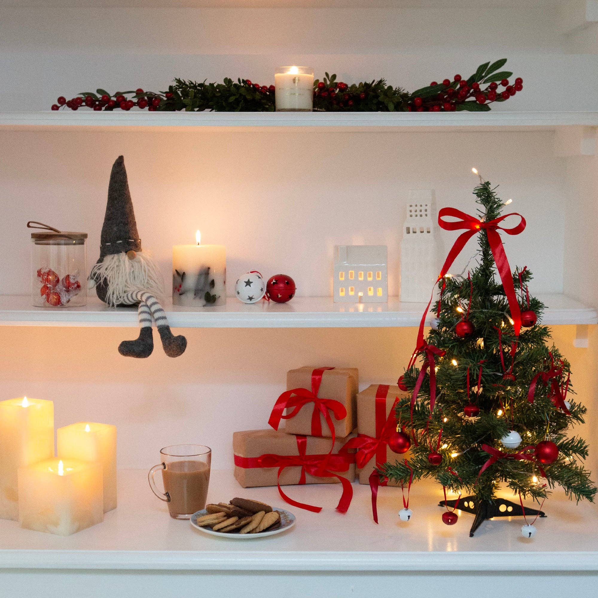 Rinkit Ltd – wholesale Konstgjord julgran – Harbour Housewares konstgjord julgran - 60 cm med ställning3