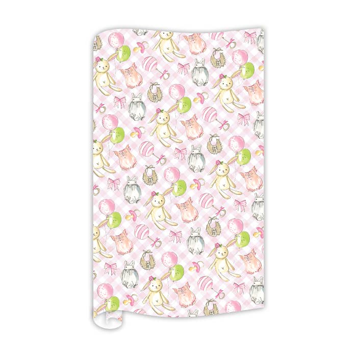 Baby Icones Papier cadeau Rose pour la vente par RosanneBeck Collections