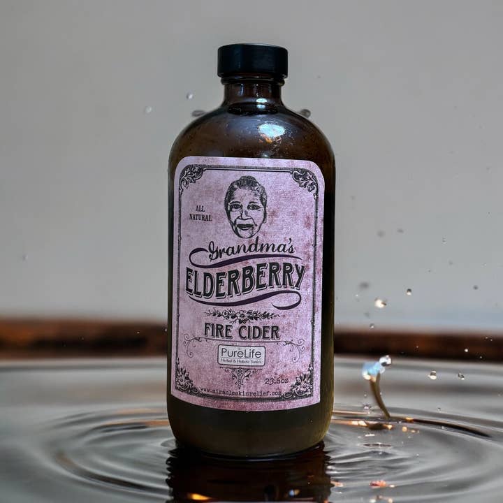 PureLife Organic Inc - Wholesale Oral Supplement/Vitamin - Grandma's Elderberry Fire Cider Oral Supplement1