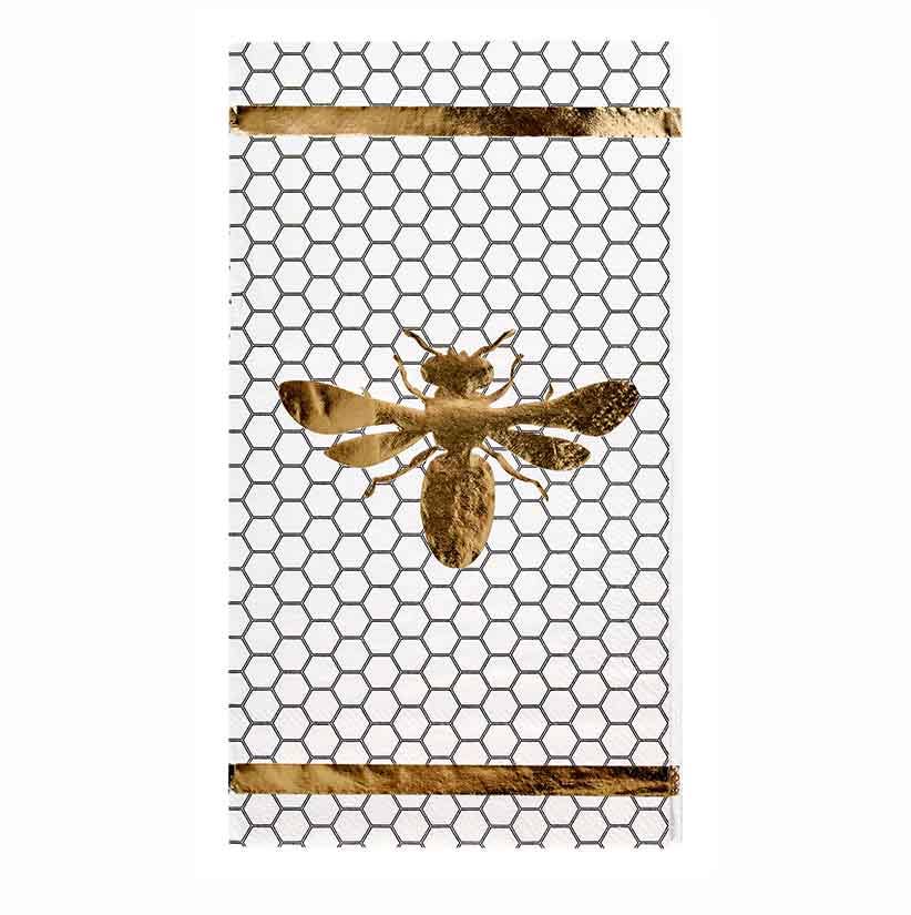 Sophistiplate - Wholesale Disposable Napkin - Honeybee Paper Guest Towel/20pk0