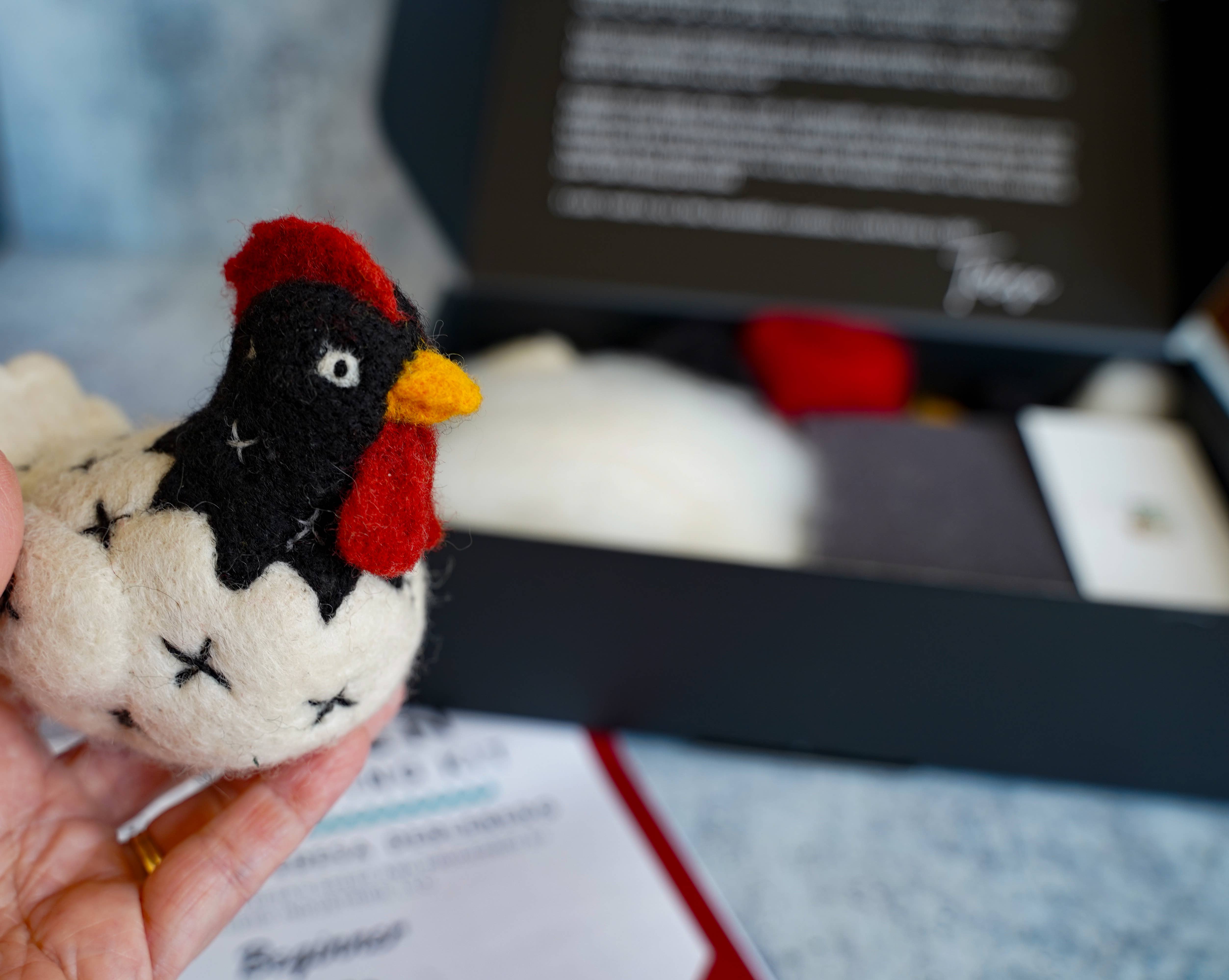 Bear Creek Felting - Wholesale Craft Sewing Kit - Chicken Needle Felting Kit (Beginner)3