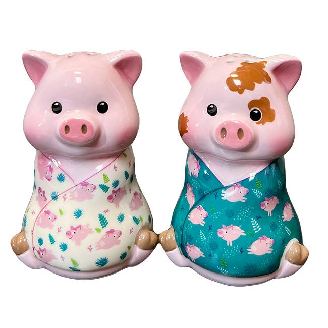 Streamline - Wholesale Salt & Pepper Shaker Set - Pigs in a Blanket Salt & Pepper Set
