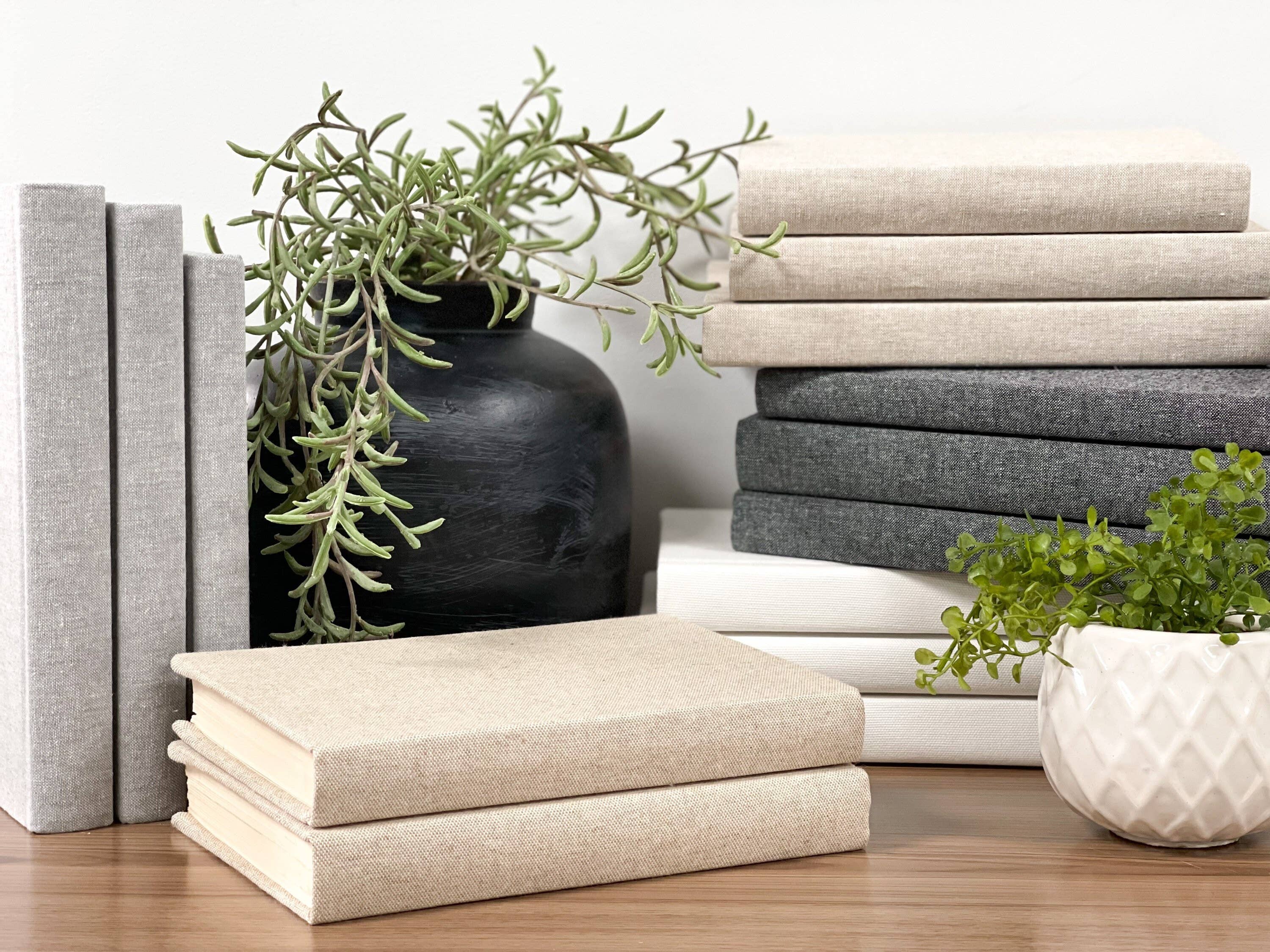 The House of Elements - Wholesale Decorative Tabletop Object - White Books for Home Decor - Shelf Decor - Neutral Decor3