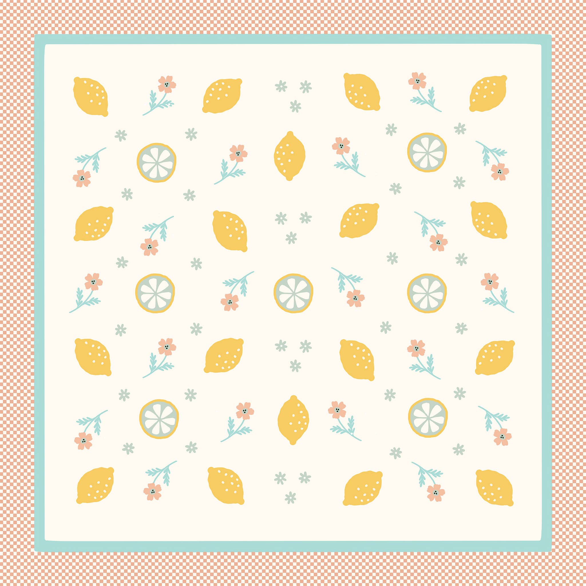 Art by Ciara - Wholesale Bandana - Women's - Lemon Bandana