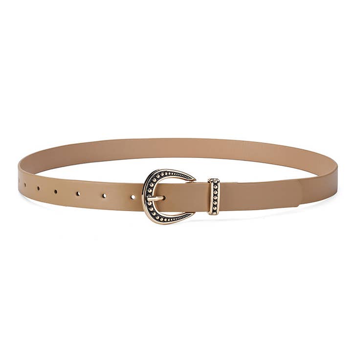 Lily Clothing - Wholesale Belt - Women's - Personalized vintage pin buckle solid color women's belt