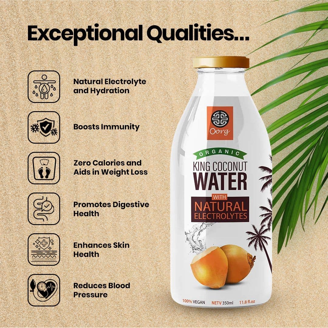 OORG - Wholesale Wellness Juice/Tonic - OORG Organic King Coconut Water 350ml4