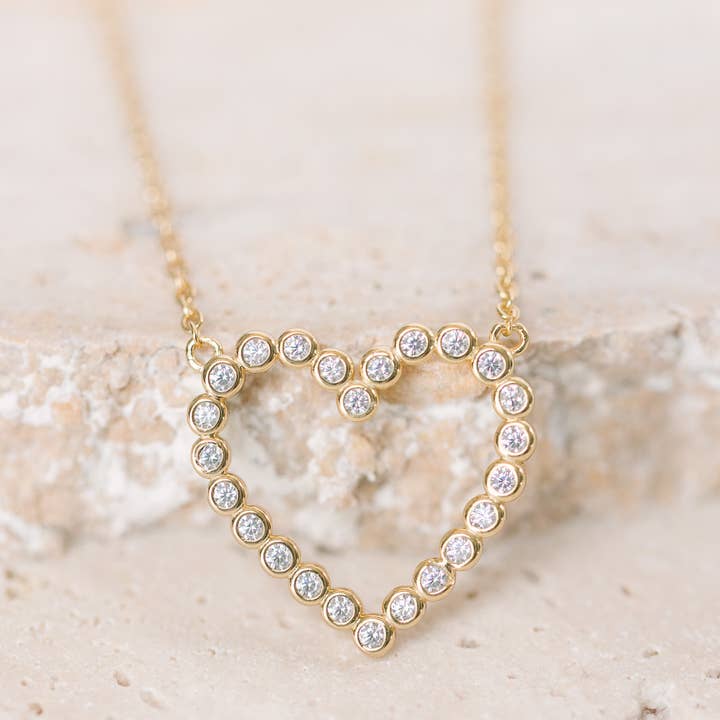 Endless Love Heart Necklace for wholesale by Eby Ruth