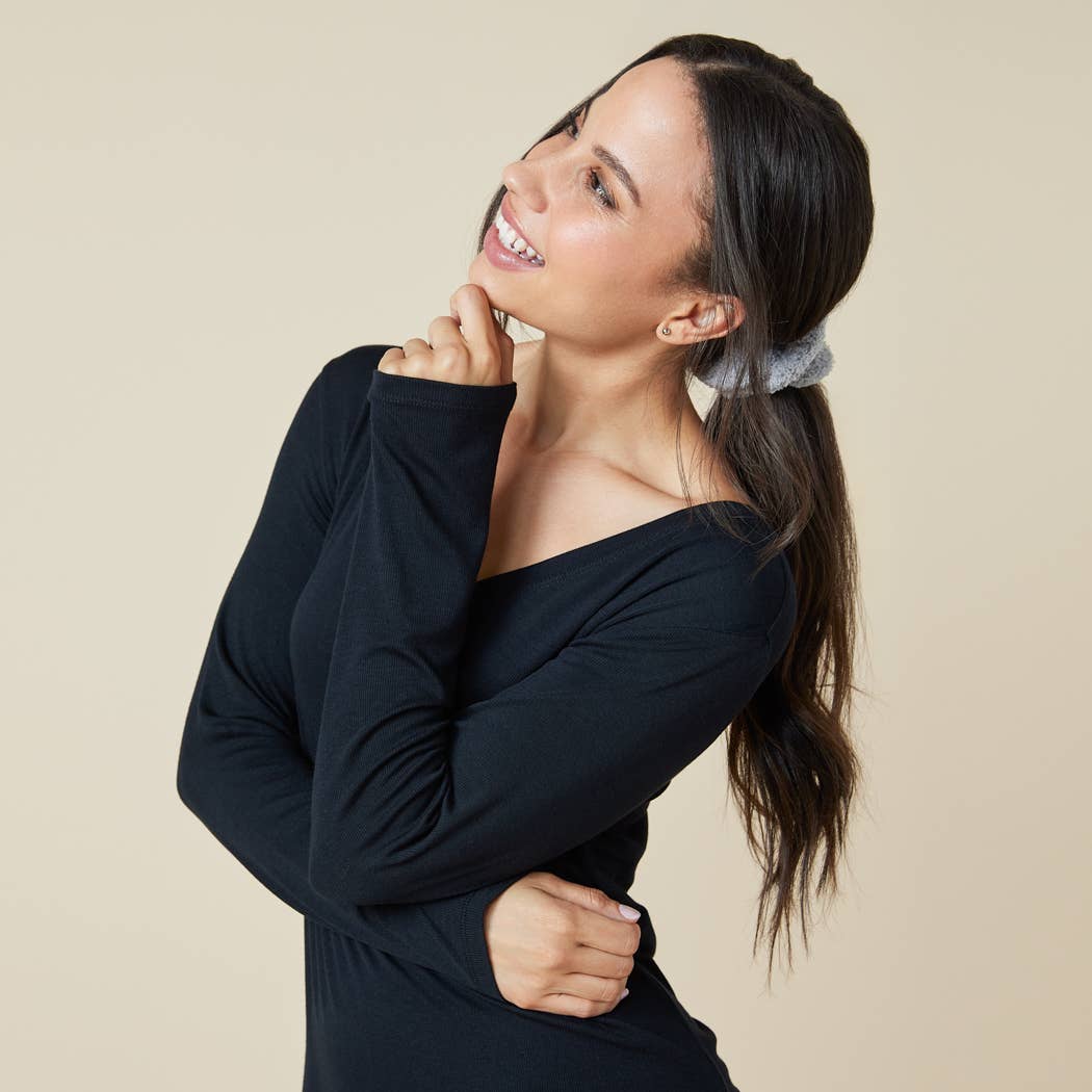 Softies – Engroshandel Natkjole - Dame – Sleep Soft Classic V-hals natkjole til kvinder6