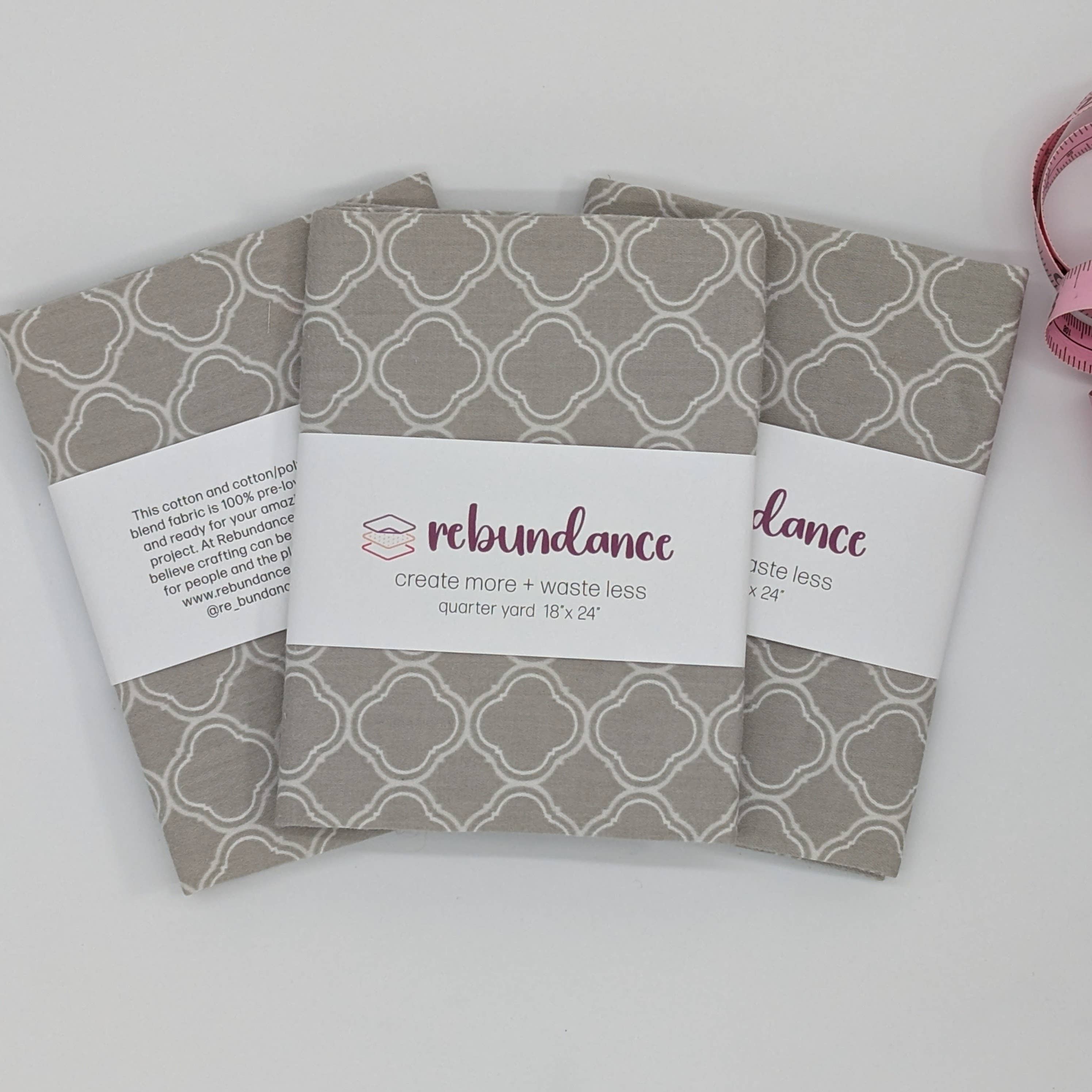 Rebundance LLC - Wholesale Fabric - Quarter Yard Fabric - Winter Prints - Upcycled - Case of 124