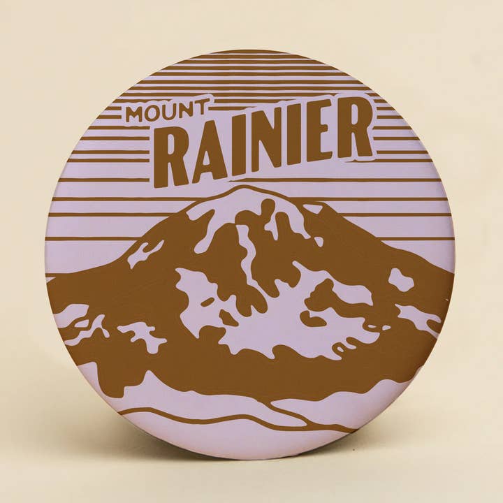 Tender Loving Empire - Wholesale Coasters - Mount Rainier Cork Coaster 0