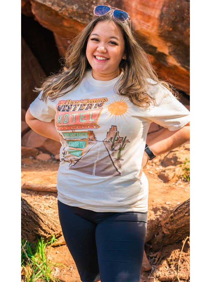 Sugar Stitch - Wholesale Screen Printed T-Shirt - Women's - Desert Dreams Graphic T-Shirt10