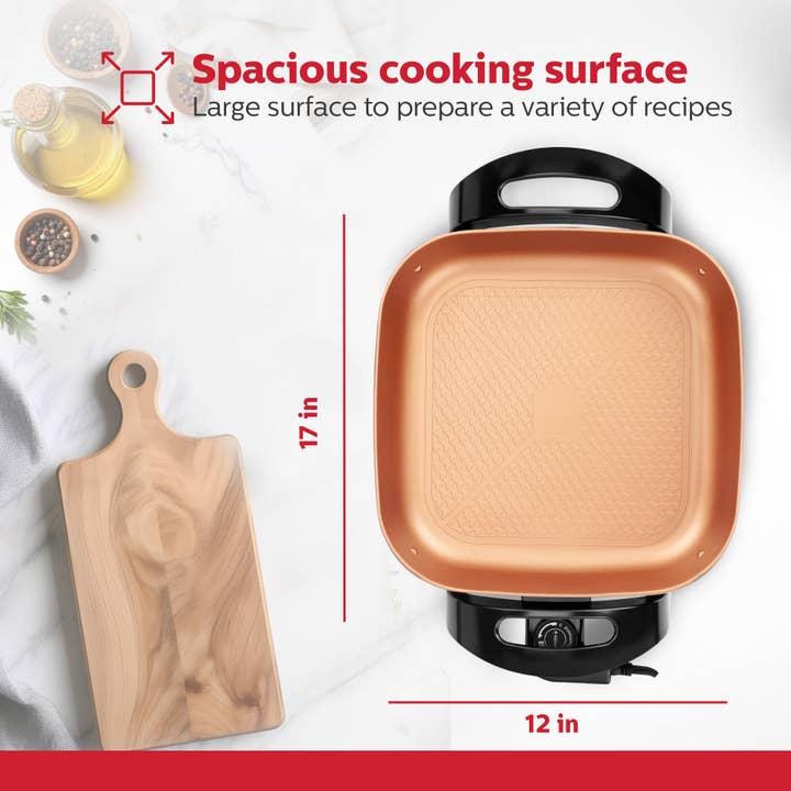 Holstein Housewares - Wholesale Kitchen Appliance - Holstein Housewares 12-inch Non-stick Electric Skillet 21