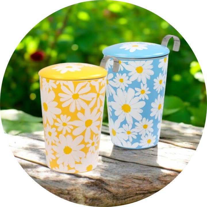 Porcelain Tea Mug TEAEVE "Daisy" for wholesale by Eigenart