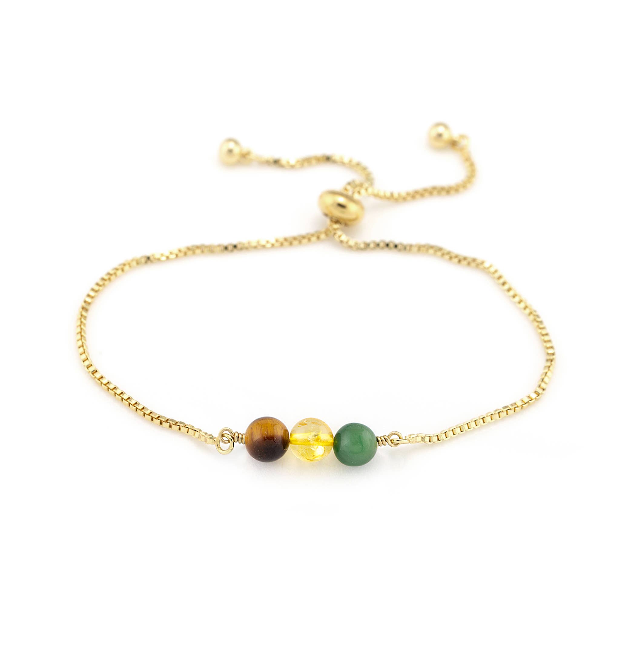 Delezhen - Wholesale Armband met kralen - Levensbescherming Verstelbare armband Fertility Stones Sieraden9