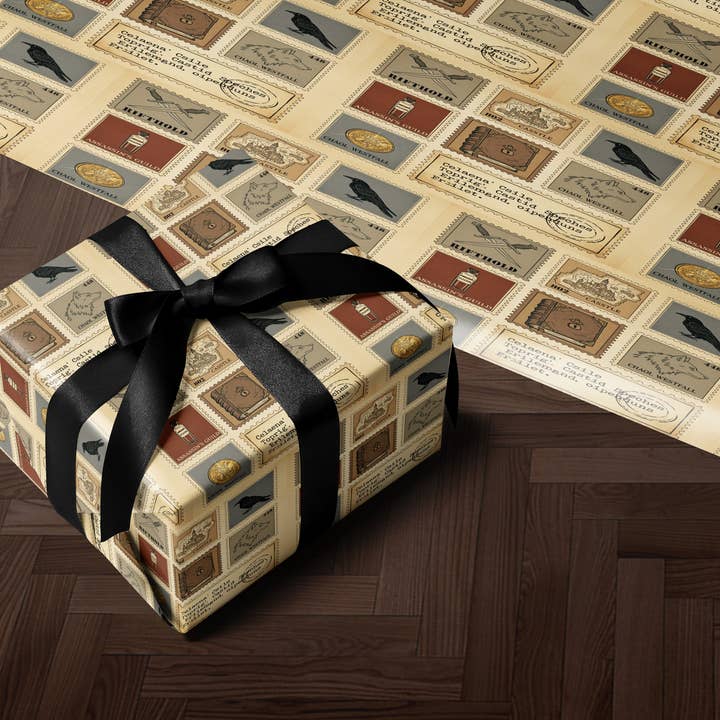 MagicMerchEmporium - Wholesale Flat Wrap - Throne of Glass Assassin’s Guild Wrapping Paper3