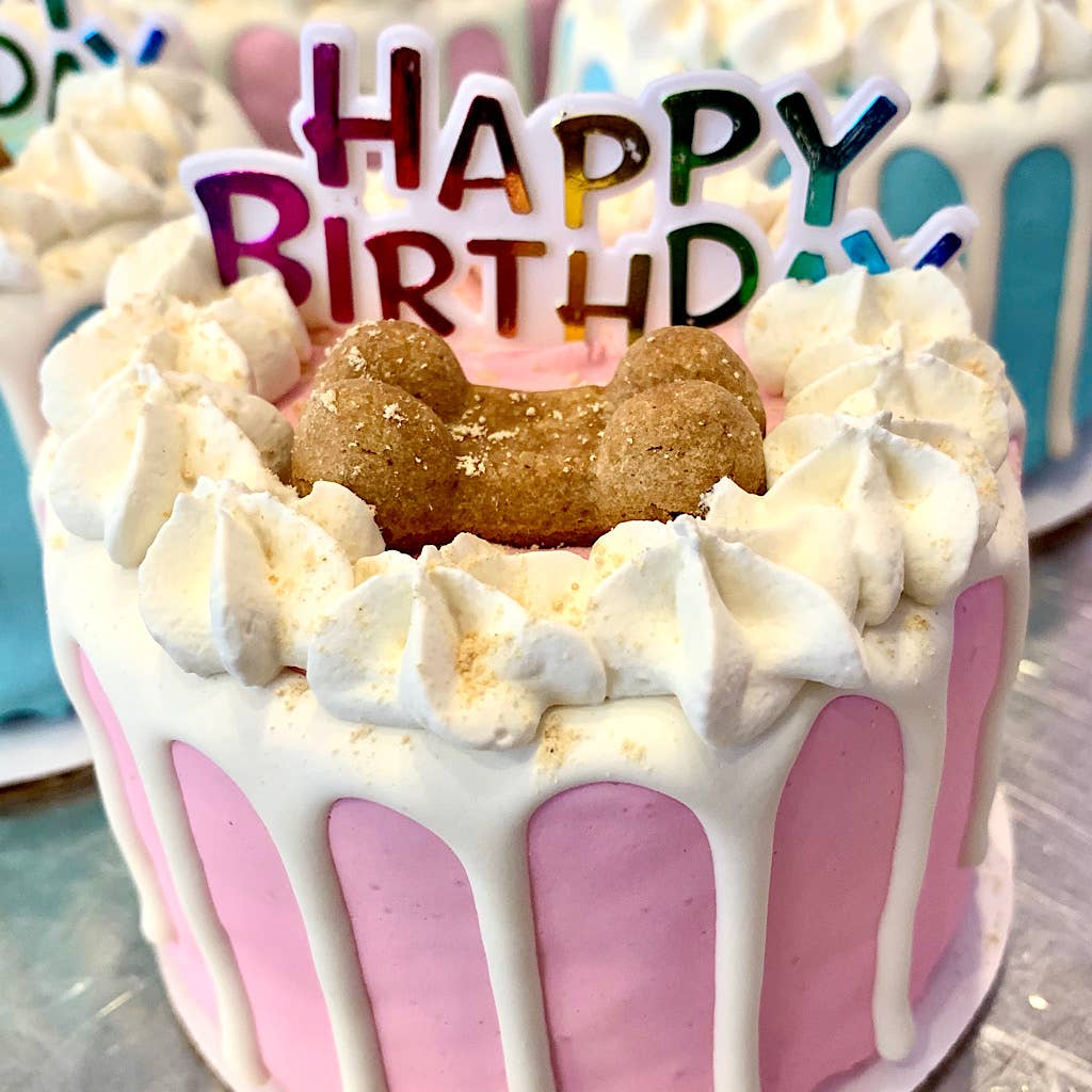 Dog Cake Bakery LLC - Wholesale Pet Treats - Dog - Dog Cake | Dog Birthday Cake | Birthday | Drip Cake | Pink8