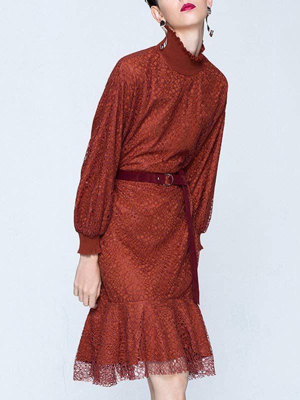 StyleGalX – wholesale Klänning - Dam – Shiloh Midi spetsklänning1