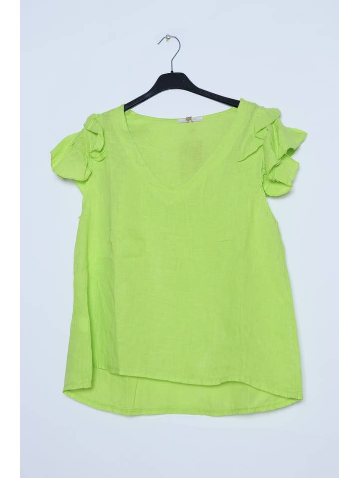 LÉA & LUC - Wholesale Blouse - Women's - 100% Linen Blouse REF. 1201927