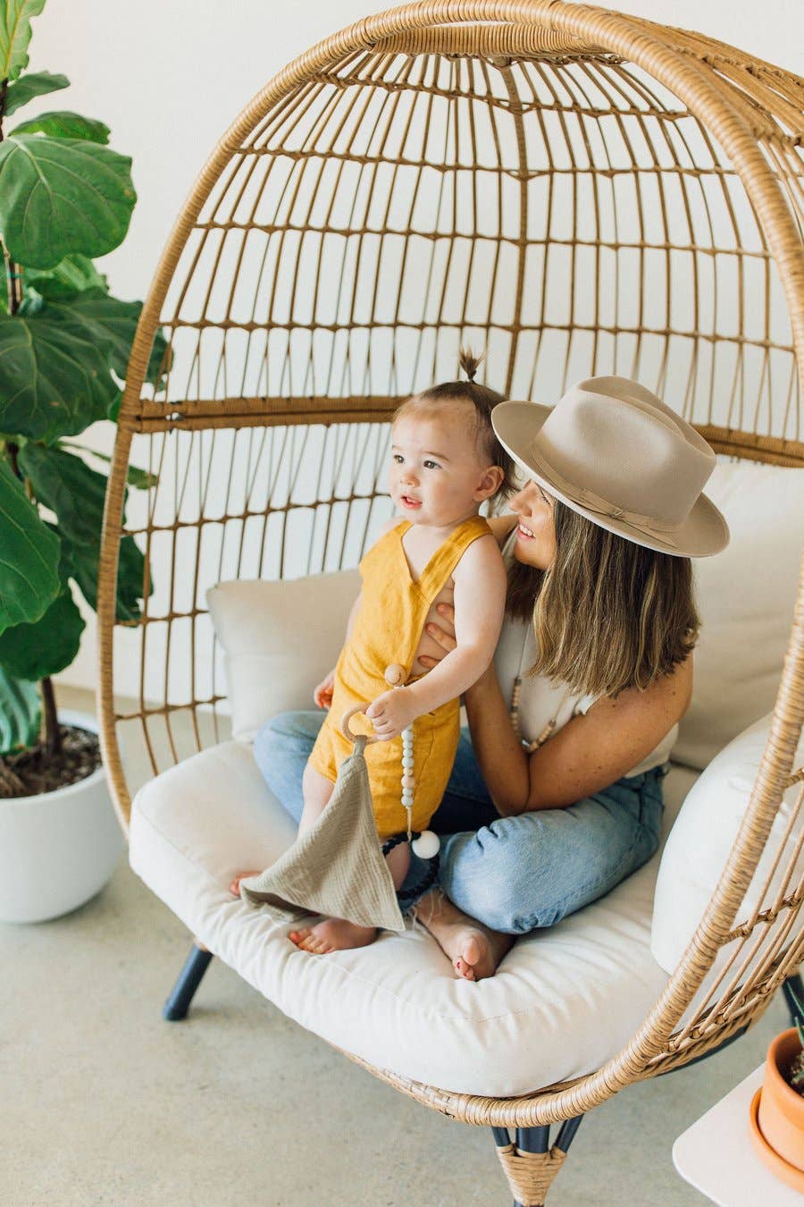 Chewable Charm - Wholesale Pacifier Clip - Baby - Classic Pacifier Clip - Wood + Grey2