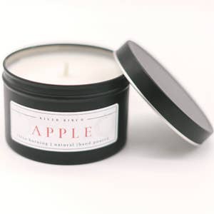 8oz Apple Soy Candle for wholesale by River Birch Candles