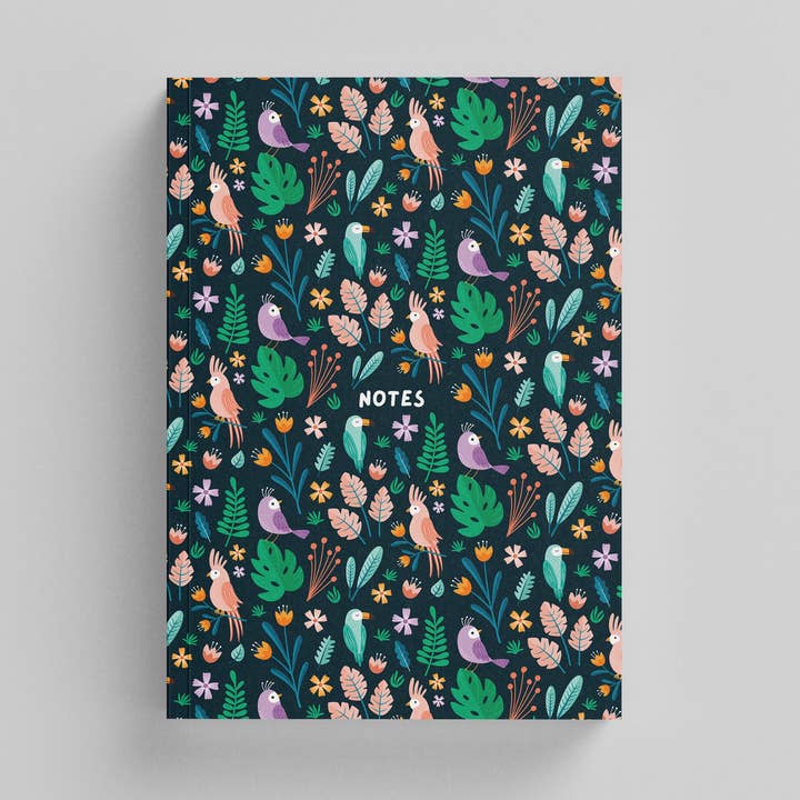 Jungle Fever tropisches Notizbuch mit festem Einband | A5-Notizbuch für den Großhandel von Inky in the Wild