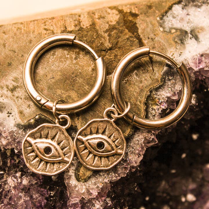 Orecchini Lumen con occhio per la vendita all'ingrosso da parte di May21