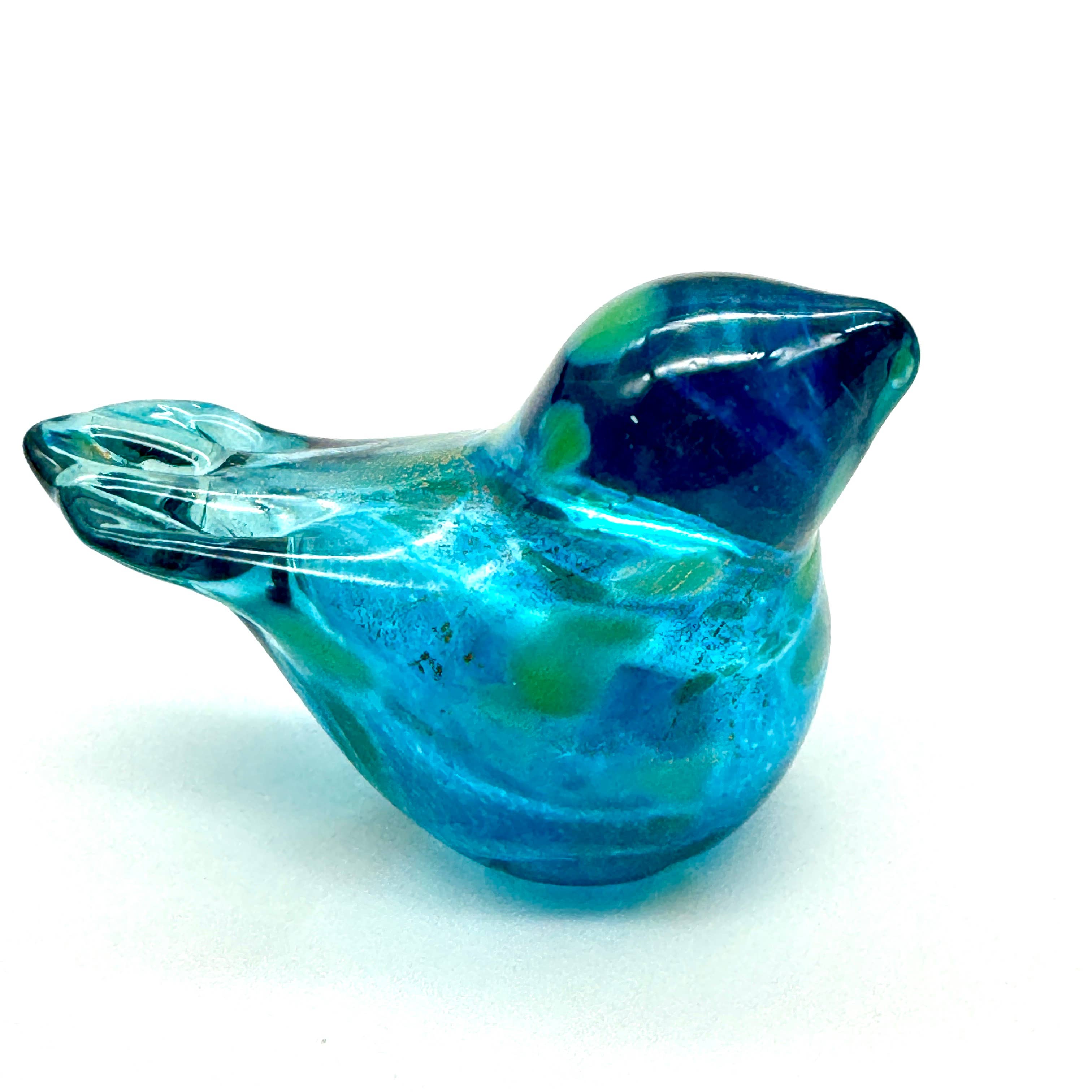 Alice Sturzinger LLC - Venta al por mayor Figura decorativa - Figurita de Cristal Soplado Pajarito de Inspiración -12 Opciones de Color2