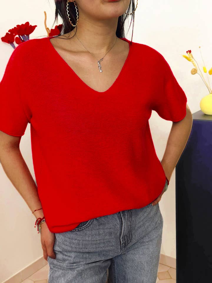 ZAFA PARIS - Wholesale Knit Sweater - Women's - 24P61H46-PLUS SIZE-PREMIUM QUALITY Sweater sleeve22