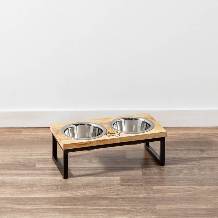 Park Life Designs - Wholesale Pet Bowl - Cat/Dog - Hearth and Haven Elevated Pet Bowl Set - Modern Design
