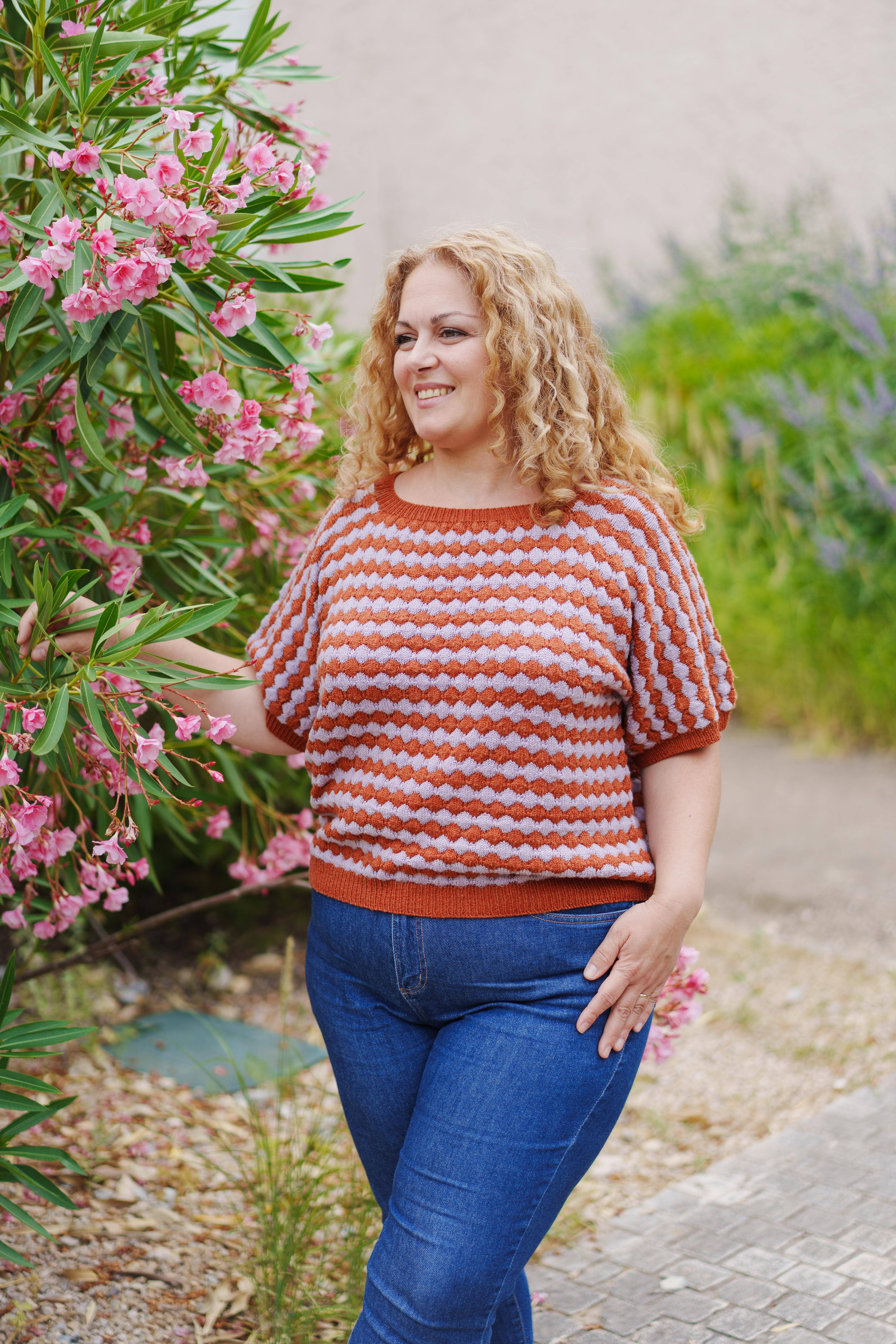 Lise Tailor - Venta al por mayor Material para punto/ganchillo - Patrón de tejido - Top Mona (niños y adultos)8