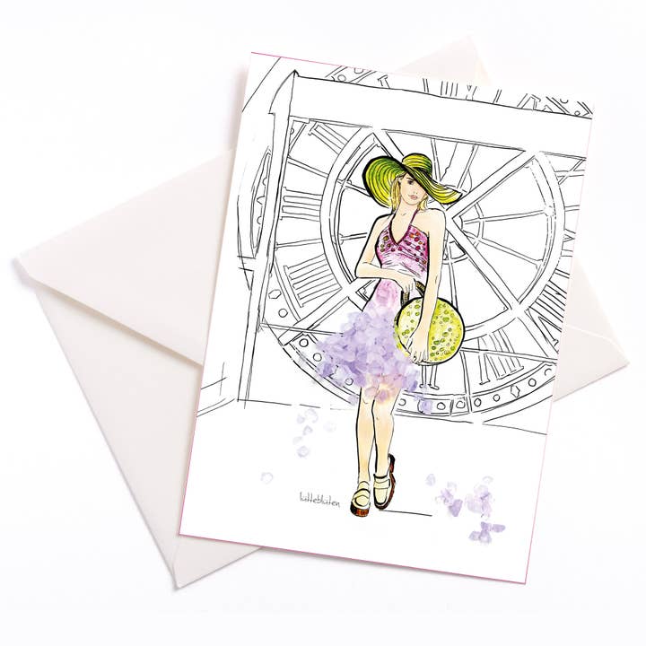 Give time - card with envelope for wholesale by Lütteblüten