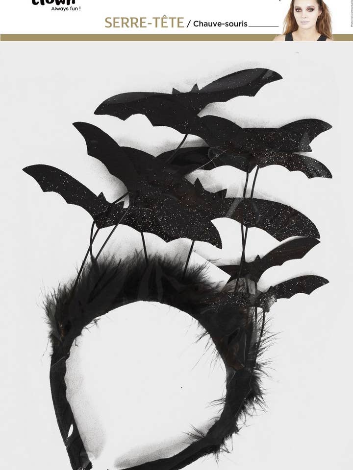 Fledermaus-Stirnband für den Großhandel von P'tit Clown